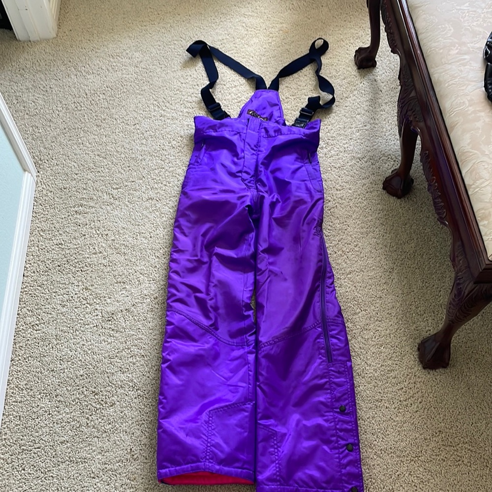 80’s neon ski pants ski bib